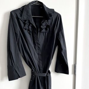 Tahari Belted Shirt Dress